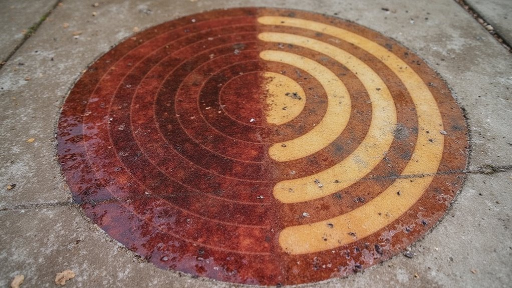 transmission fluid stains persist