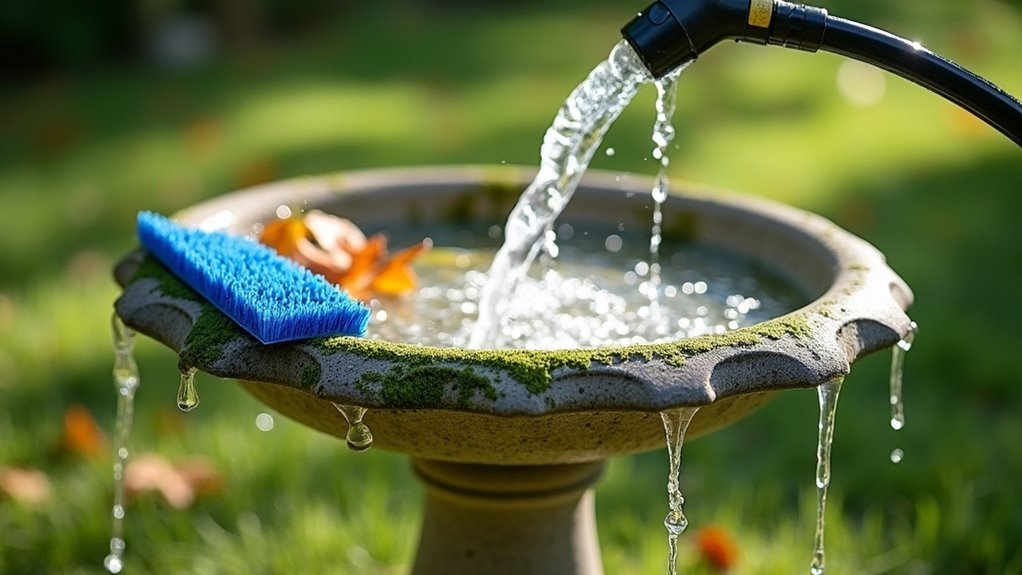 use vinegar scrub regularly